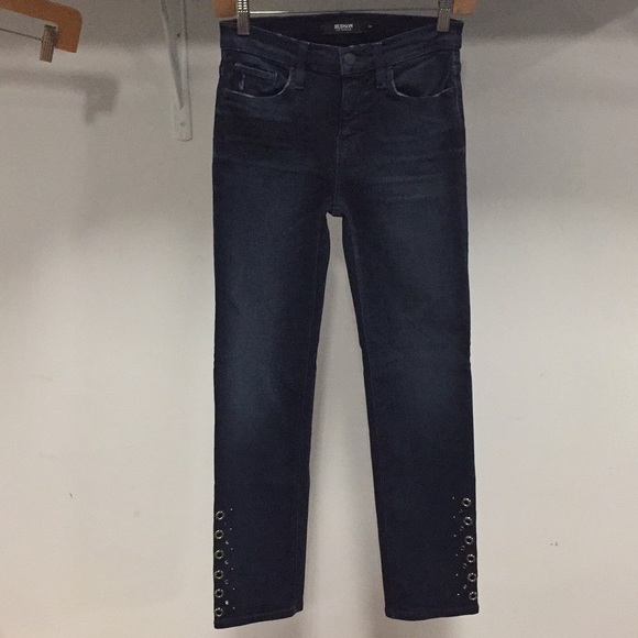 $275 NWT HUDSON denim jean NICO mid rise cigarette pant super stretch - Picture 4 of 8